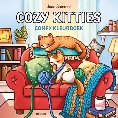 Cozy Kitties Comfy kleurboek