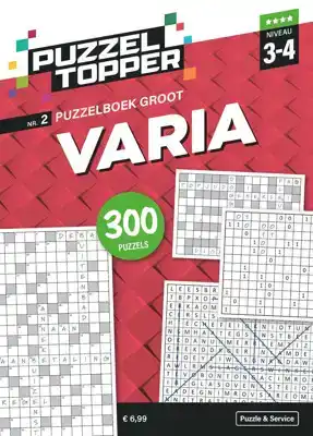 Puzzelboek groot varia 3-4 punten nr.2 Puzzeltopper