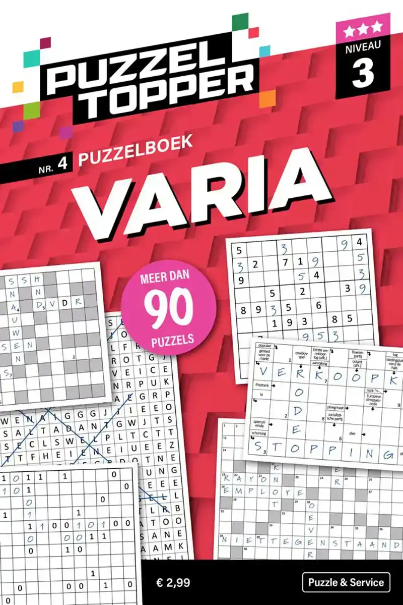 96 pag. varia 3 stippen nr.4 Puzzeltopper<br>