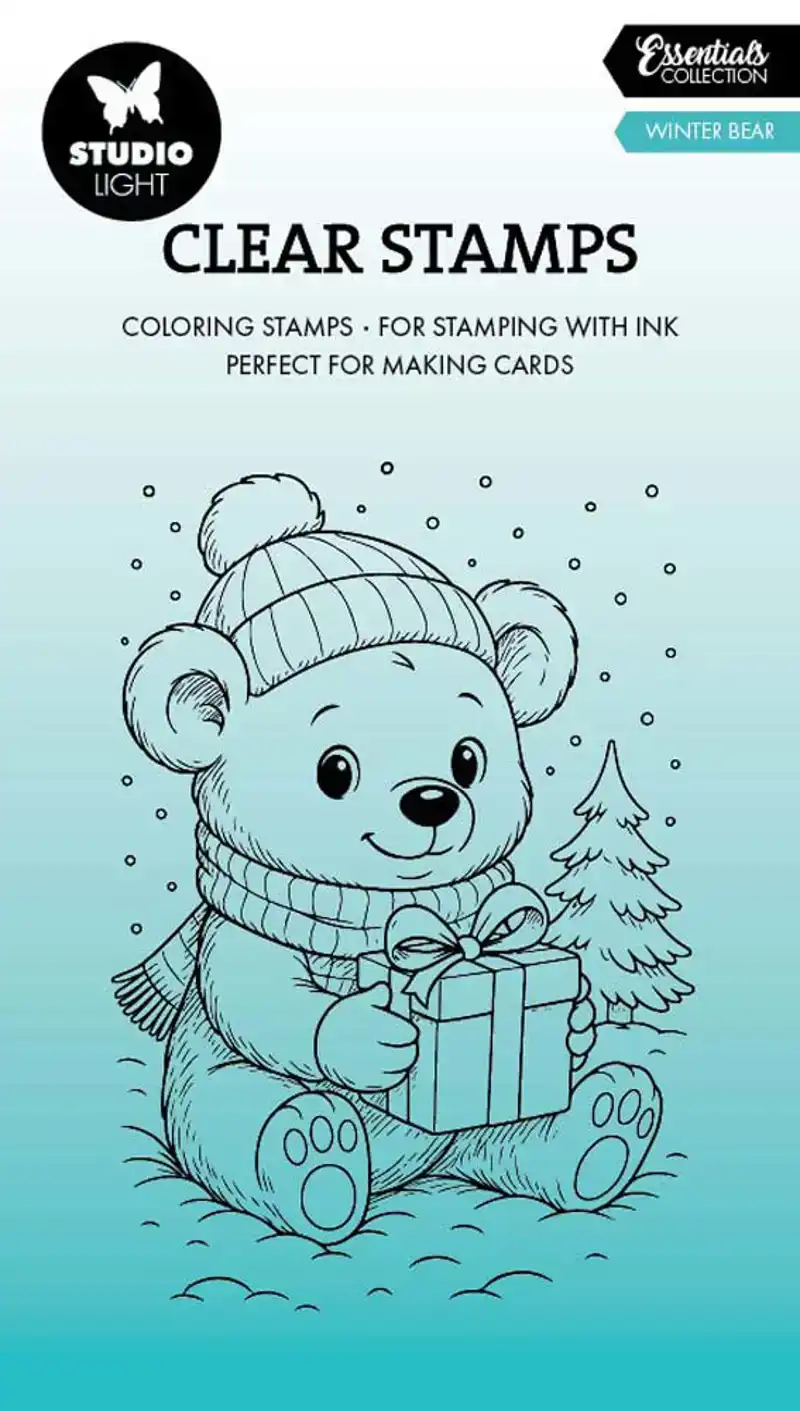 Studio Light Clear Stamp Winter Bear essentials