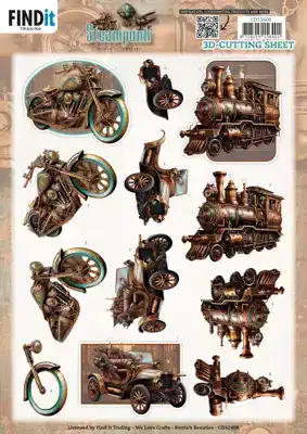 Berries Beauties steampunk knipvelset vehicles/objects