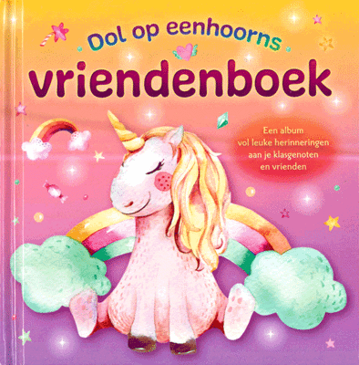 Dol op eenhoorns vriendenboek