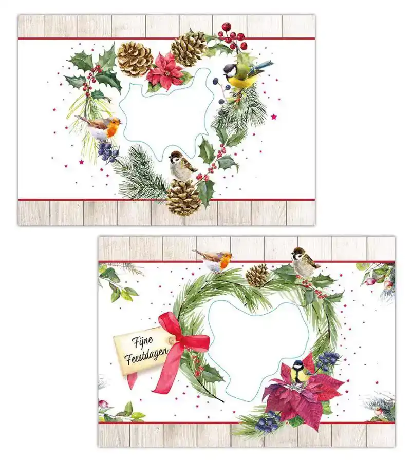 Kerstkaart 2025 Hart van takken