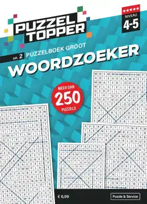 Puzzelboek groot woordzoekers 4-5 punten nr.2 Puzzeltopper