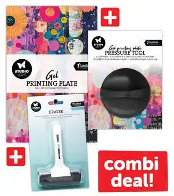 Studio Light Actie Pakket Gel Printing Plate 3 delig