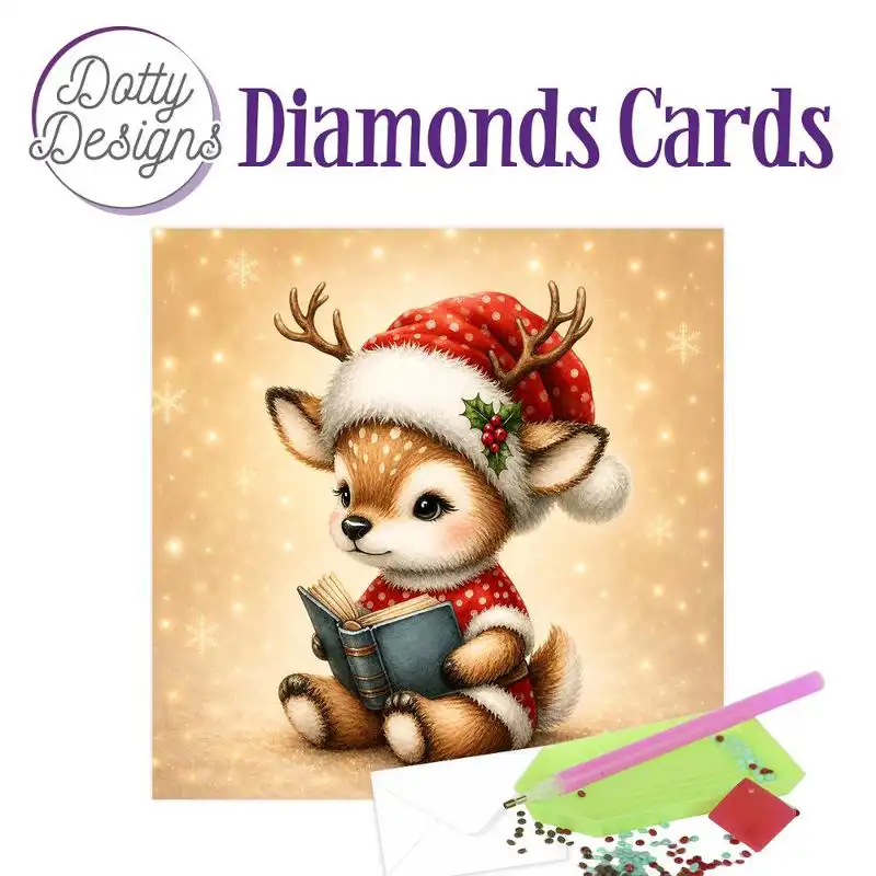 Dotty Designs Diamond Cards Kerst Rendier