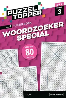 96 pag. woordzoeker special 3 stippen nr.4 puzzeltopper