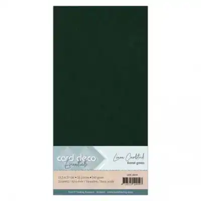 Linen Cardstock 4K Forest Green