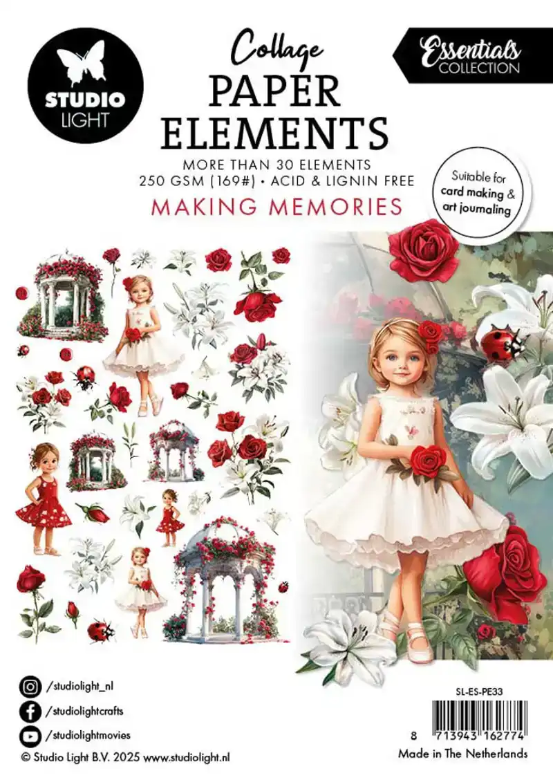 Studio Light paper elements making memories essentials