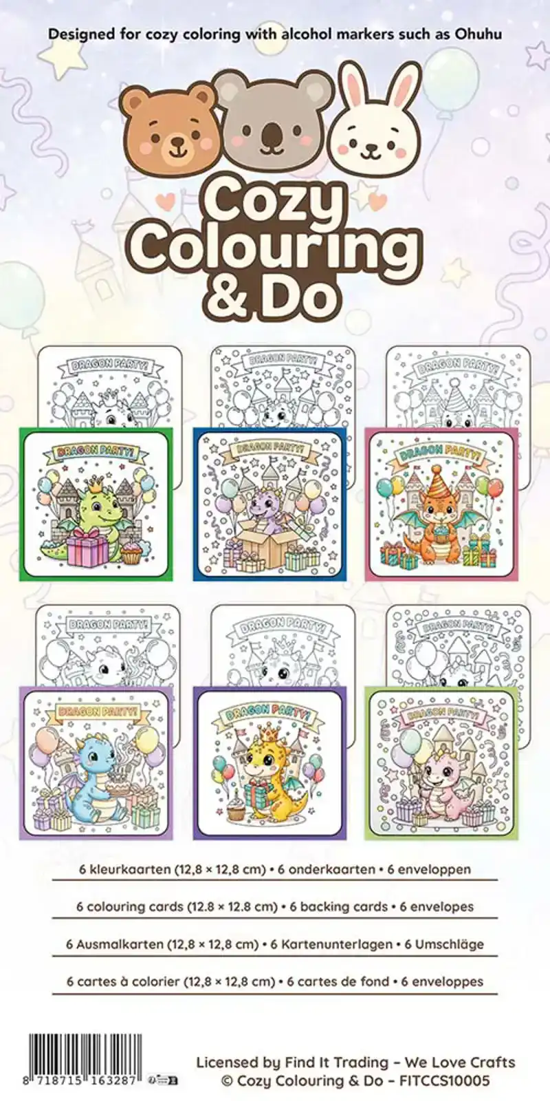 Cozy Coloring & Do Dragon Party