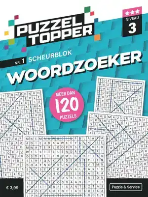 Puzzelblok woordzoeker 3 punt nr.1 Puzzeltopper