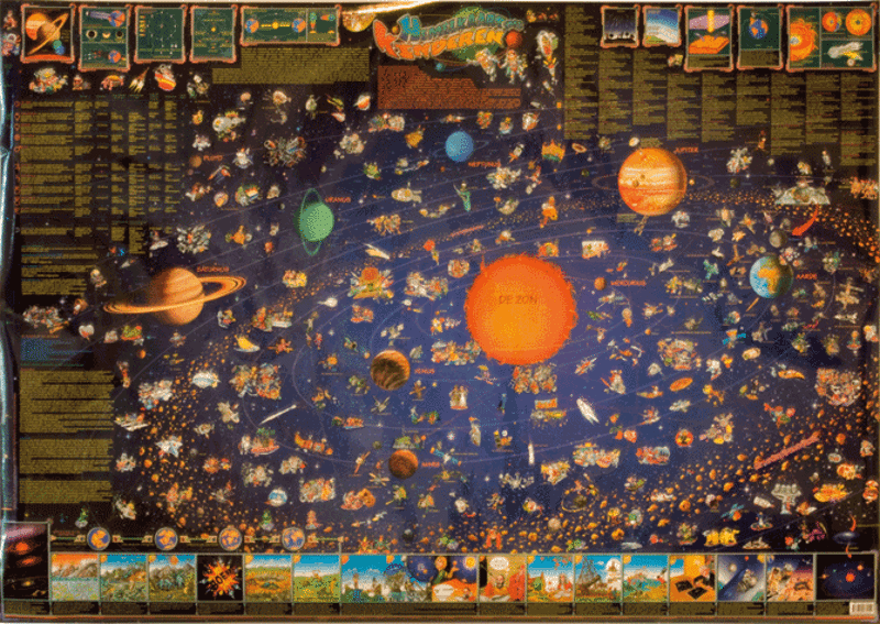 Kaart Heelal voor kinderen