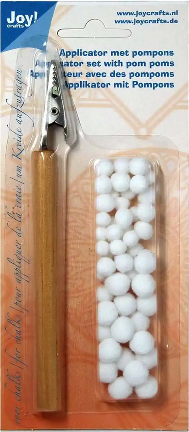 Joy applicator met pompons
