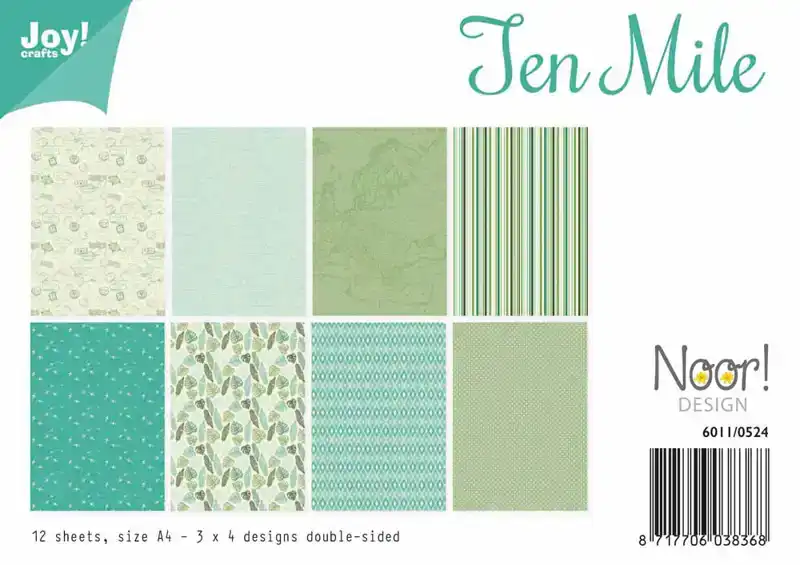 JOY papierset a4 design ten mile november