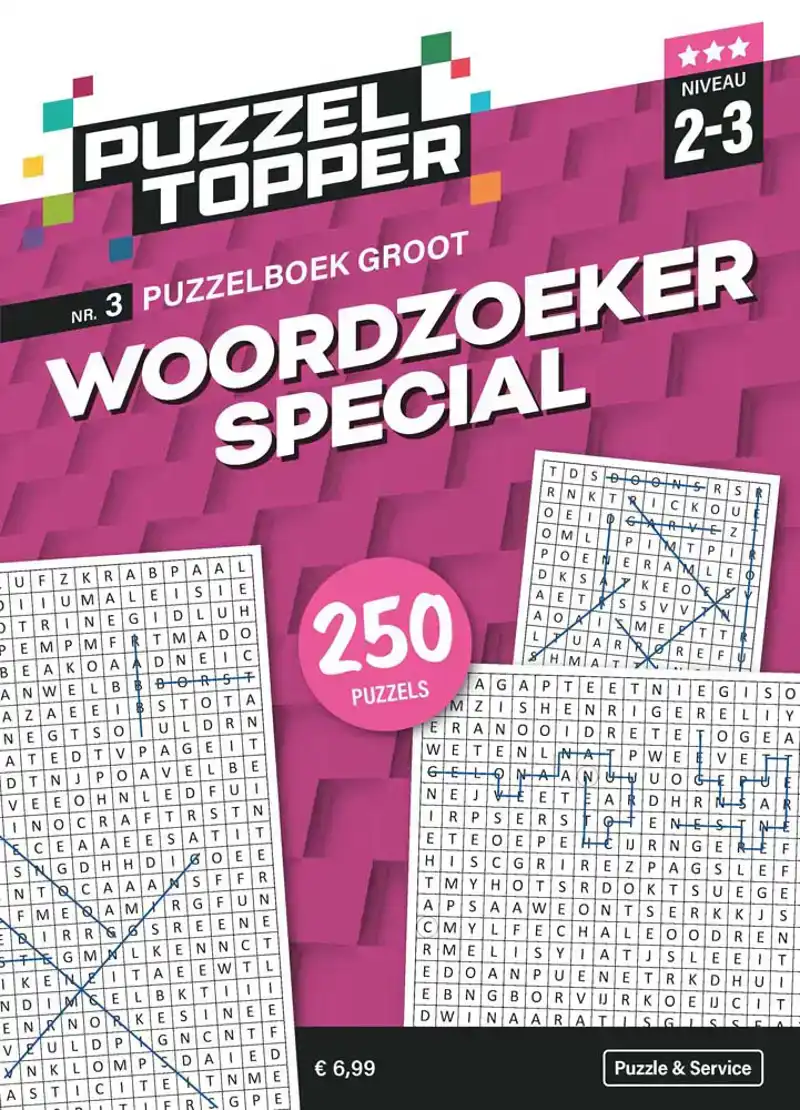 Puzzelboek groot Special woordzoeker 2-3 punten nr.3 Puzzeltopper