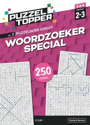 Puzzelboek groot Special woordzoeker 2-3 punten nr.3 Puzzeltopper