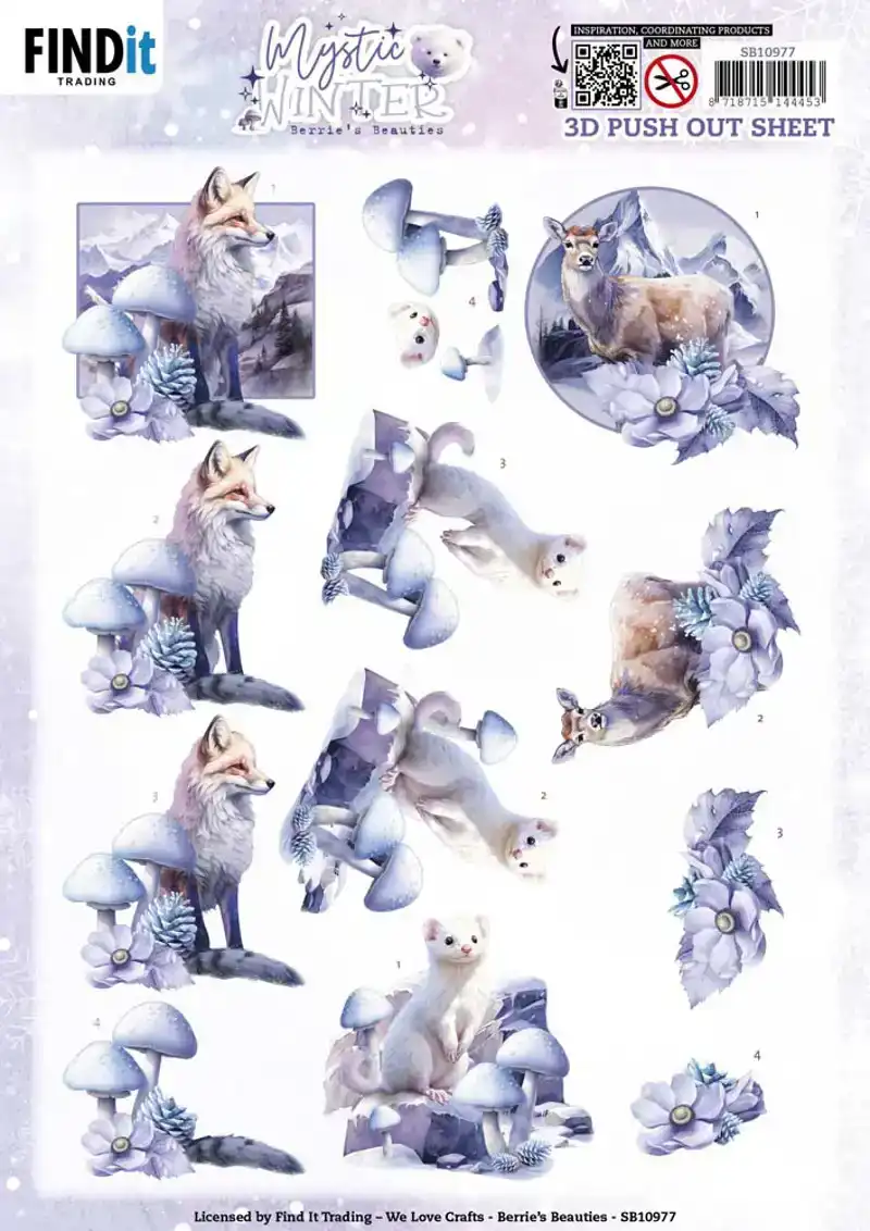 BB Mystic winter 3D push out mystic hunters