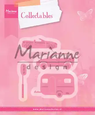 Village Decoration set 3 (cars) Marianne Design