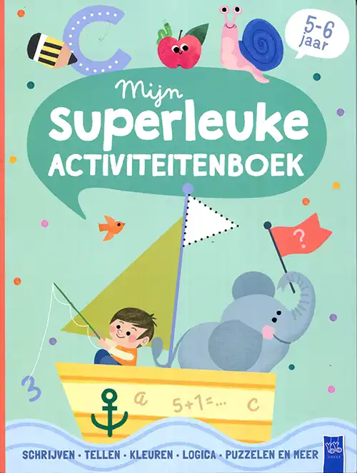 Mijn superleuke activiteitenboek Groen 5-6 jaar