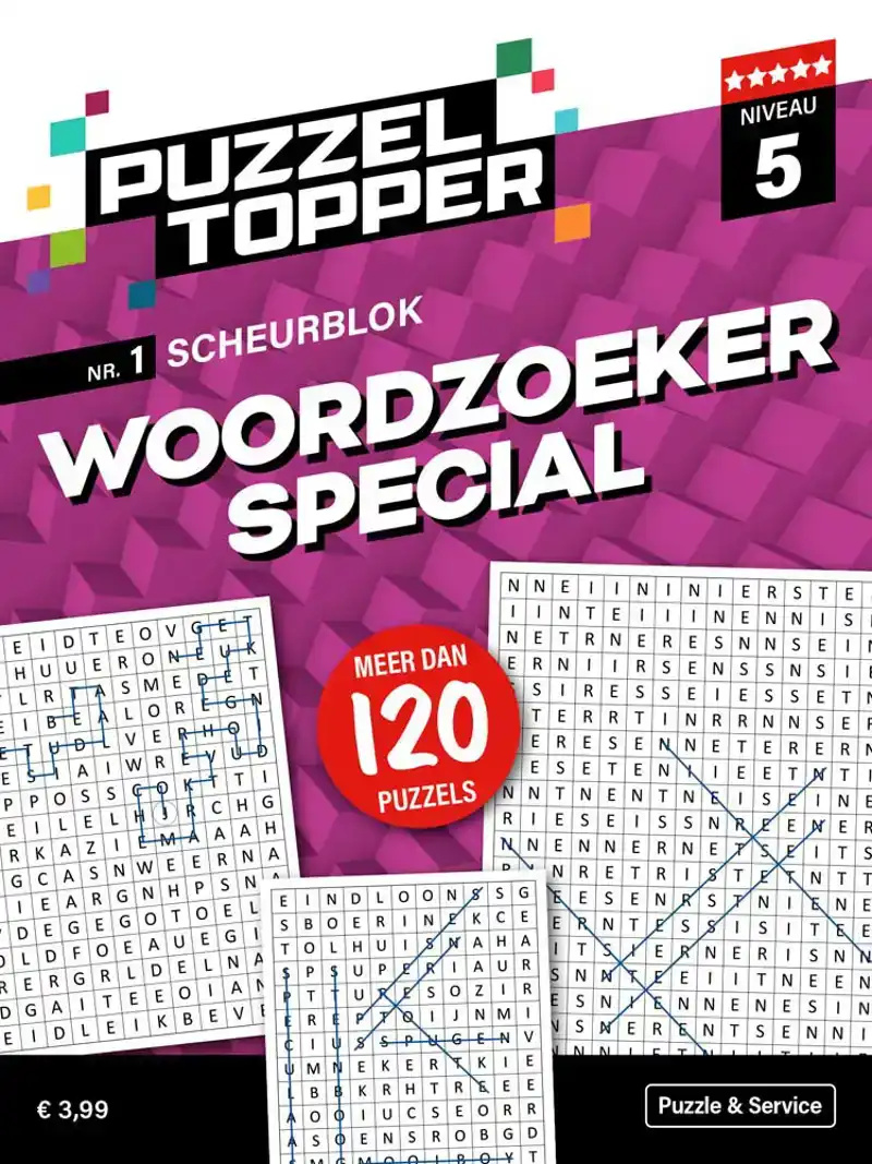 Puzzelblok woordzoeker special 5punt nr1