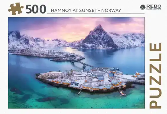 Legpuzzel Hamnoy at Sunset