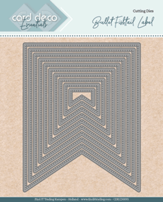 Card Deco Essentials snijmal bullet fishtail