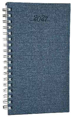 Zakagenda staand wire-o 2027 donkerblauw