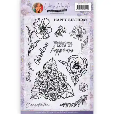 YC Very Purple Clear Stamps