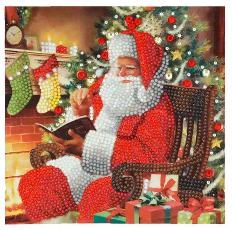 Crystal Card Kit XM141 Santa's Wish