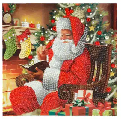 Crystal Card Kit XM141 Santa's Wish