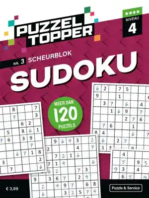 Puzzelblok sudoku 4 punt nr.3 puzzeltopper