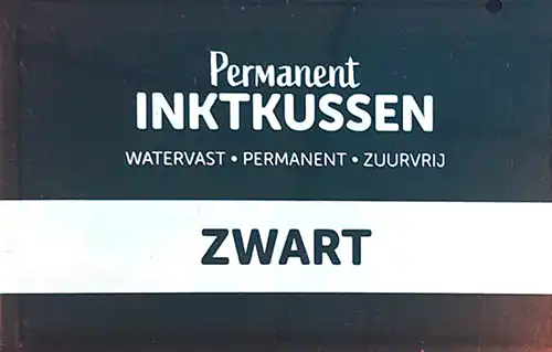 Emma Permanent Inktkussen Zwart