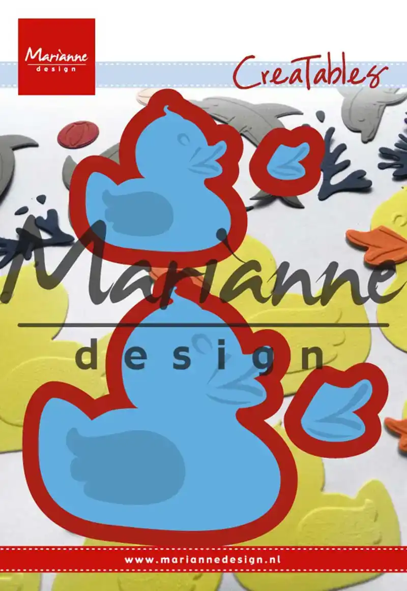 Creatable snijmal Rubber Duck Marianne Design