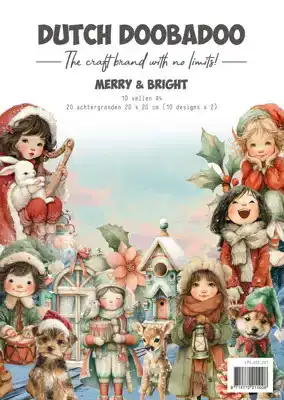 DDBD collage papierset Merry & Bright