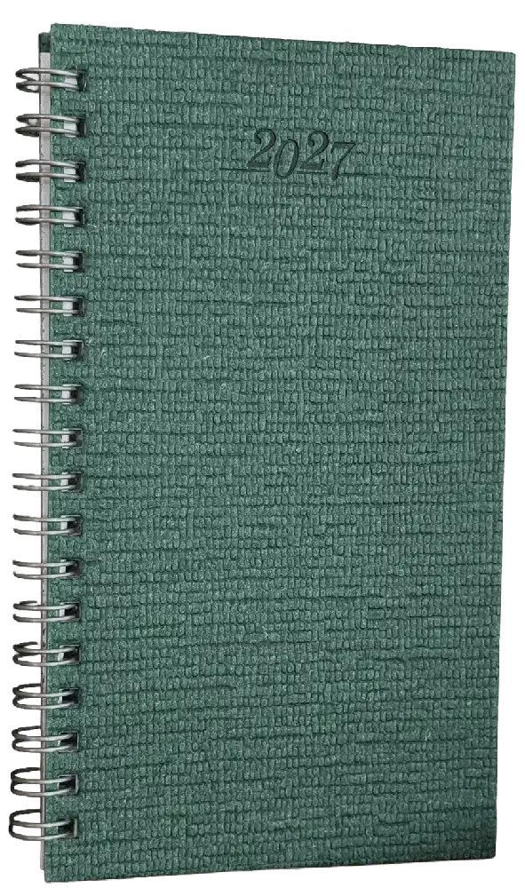 Zakagenda staand wire-o 2027 groen