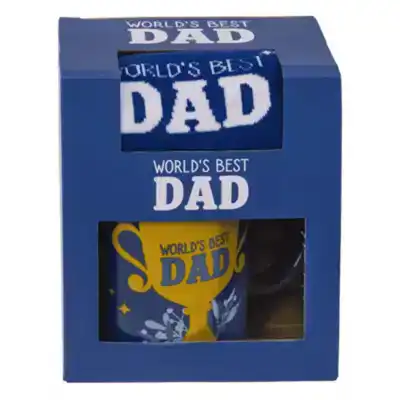 Mug & socks Worlds best dad