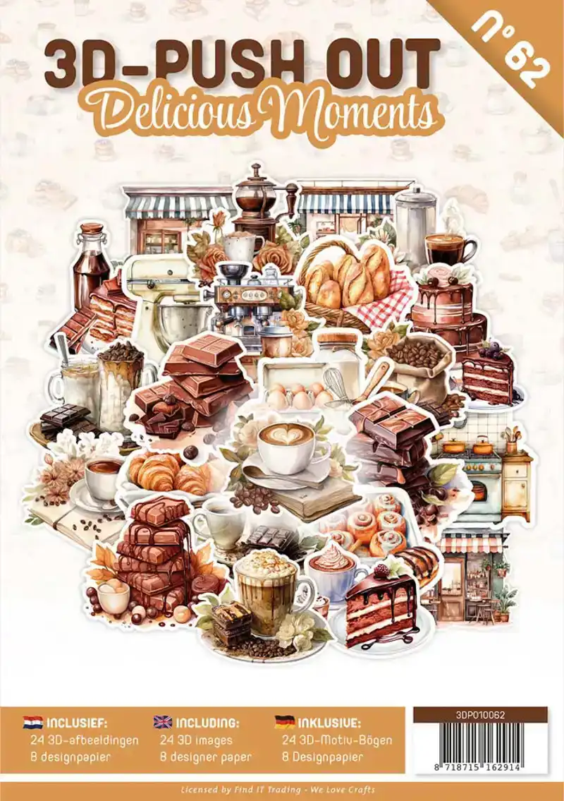 3D Push-Out Book 62 Delicious Moments