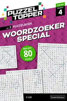 96 pag. woordzoeker special 4 stippen nr.2 puzzeltopper