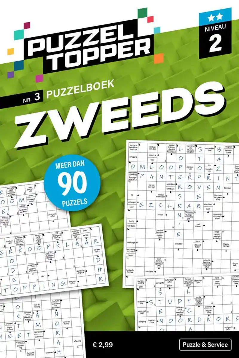 96 pag. Zweeds 2 stip nr.3 Puzzeltopper<br>