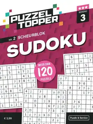 Puzzelblok sudoku 3 punt nr.2 Puzzeltopper