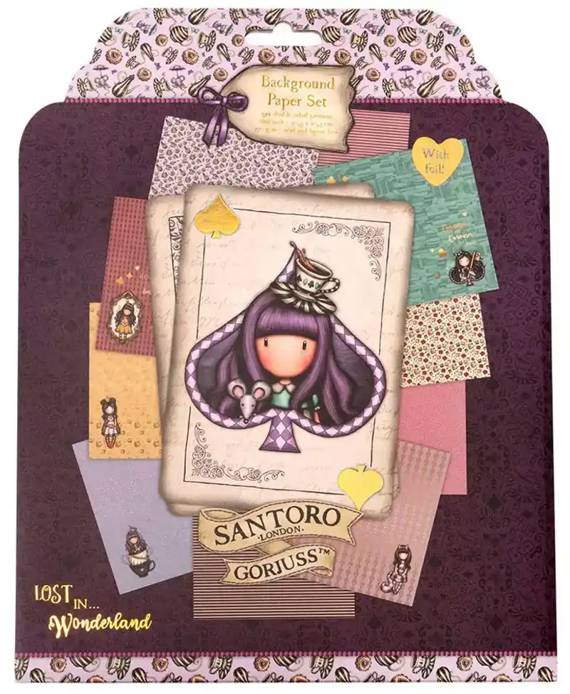 Gorjuss Paper set Wonderland 20.3x20.3