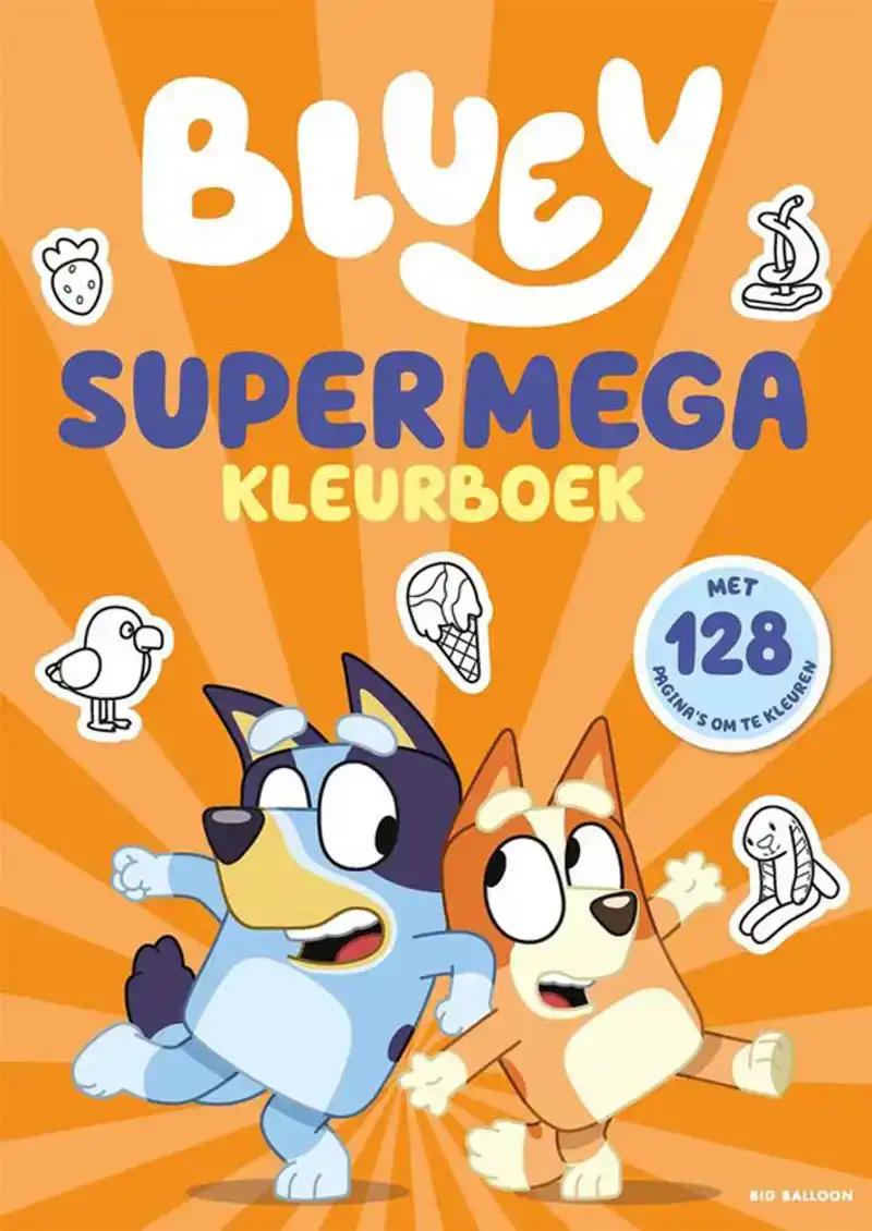 Bluey - Supermega kleurboek