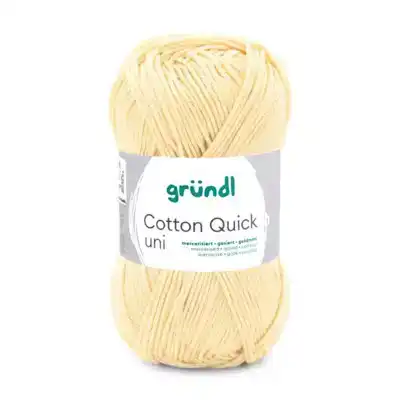 Cotton Quick Uni 152 pastel geel 50 gram