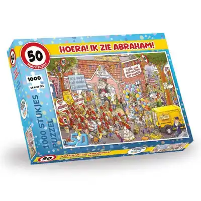 Legpuzzel Hoera ik zie Abraham