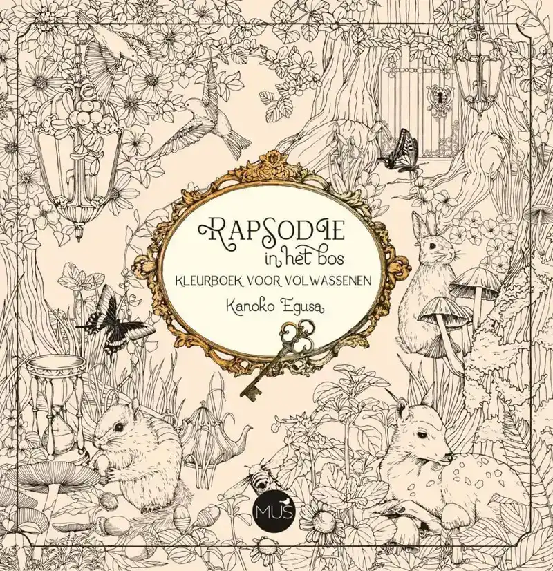 Rapsodie in het bos Kleurboek