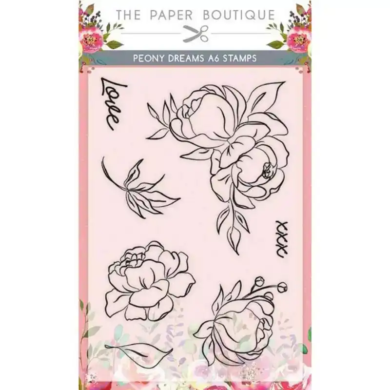 Peony Dreams A6 Stamp Set