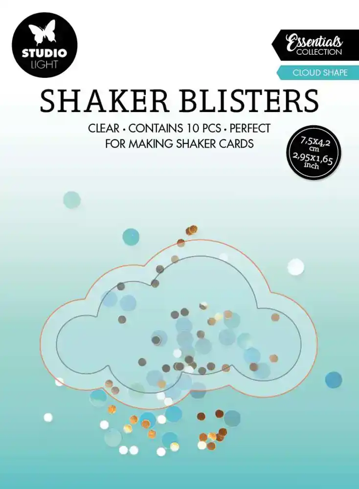 Shaker Blister Cloud Shape 10st