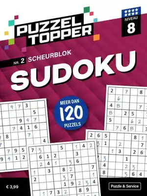 Puzzelblok sudoku 8 punt nr.2 puzzeltopper