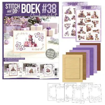 Stitch & Do boek A6 38 Christmas in Lavender