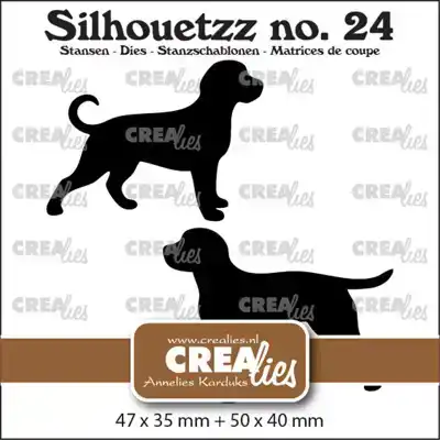 Crealies Silhouetzz Honden staand